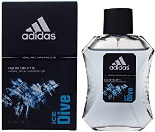 Adidas Ice Dive Eau de Toilette, Profumo Uomo Spray, 100 ml