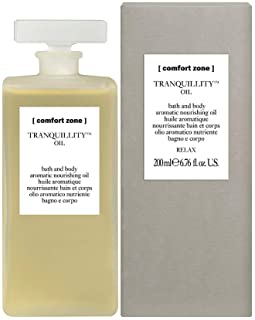 Comfort Zone TRANQUILLITY OIL, Olio aromatico nutriente per il corpo e il bagno, 200 ml
