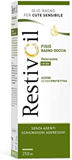 RestivOil Fisio Bagno-Doccia Olio-Bagno per il Corpo e per Cute Sensibile, con Azione Dermoprotettiva, senza Agenti Schiumogeni