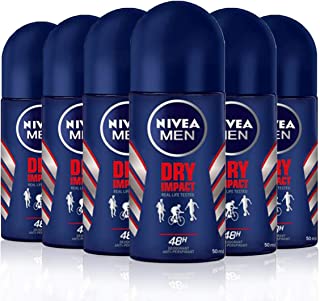 Nivea Men NIVEA Men Dry impact W2 50 ml (Paquete de 6)