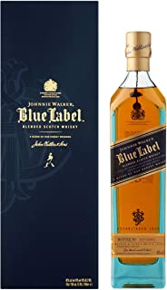 Johnnie Walker Blue Label Blended Scotch Whisky con Cofanetto