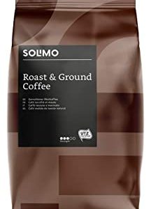 Marchio Amazon - Solimo Caffe macinato Aroma compatibile con diverse macchine da caffe - 1,36 kg (6 x 227g)