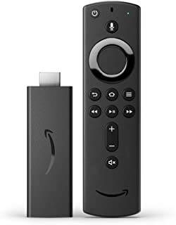 Nuova Fire TV Stick con telecomando vocale Alexa (con comandi per la TV), Streaming in HD, modello 2020