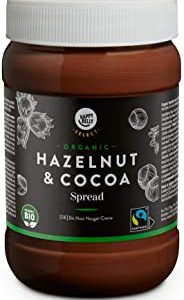 Marchio Amazon - Happy Belly Select - Crema da spalmare alle nocciole e al cacao biologica, 800g