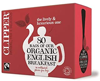 Clipper Organic Fairtrade English Breakfast Black Tea 80 bags