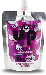 Crazy Up Maschera Colorante Senza Ammoniaca Semipermanente per Capelli - Magenta - 200 ml