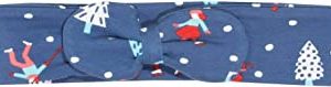 Kite - Fascia con fiocco per capelli, per bambine, motivo con pattinatori sul ghiaccio, biologica, taglia 0-11 anni