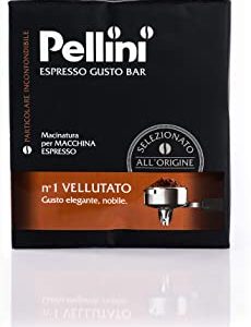 Pellini Caffe Espresso Gusto Bar Na  1 Vellutato, Confezione da 2 x 250 g, 500 g