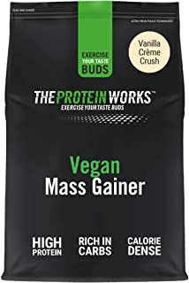 The Protein Works POWVMASSVAN2KG Mass Gainer Vegano THE PROTEIN WORKS | Frullato di Proteine in Polvere Ipercalorico, Iperprotei
