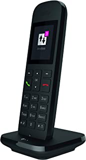Deutsche Telekom Telefono Cordless con Interfaccia DECT-CAT-iq e Display a Colori da 5 cm, Colore Nero