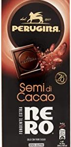 Perugina Tavoletta di Cioccolato Fondente con Semi di Cacao, 85g