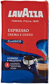 Lavazza Caffe Macinato per Macchina Espresso Crema e Gusto Classico - 4 Confezioni da 250 gr [1 Kg]