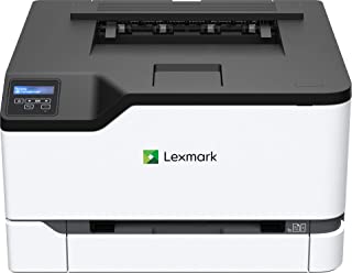 Lexmark C3326DW - Laser a colori (WLAN, LAN, fino a 24 ppm, stampa fronte-retro, colore: Nero-Grigio