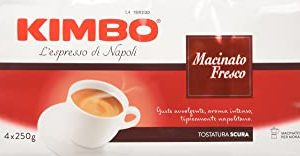 Kimbo Macinato Fresco Caffe Macinato - 4 Pacchi da 250g
