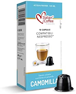60 Capsule camomilla compatibili Nespresso®* Italian Coffee