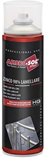 Ambro-Sol - Z358 Zincante a Freddo Zinco 98% Lamellare, Base per Superfici Metalliche, Bomboletta Spray in Banda Stagnata 100% R