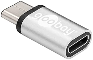 Goobay 56636 Adattatore da USB-C a USB 2.0 Micro Tipo B, Argento