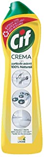 Cif Crema Limone Detergente per Superfici Dure, 500ml