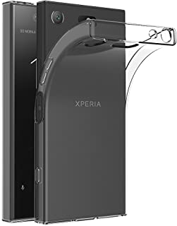 AICEK Cover Sony Xperia XZ1 Compact, Cover Sony Xperia XZ1 Compact Silicone Case Molle di TPU Trasparente Sottile Custodia per Sony XZ1 Compact (4.6 P