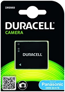 Duracell DR9969 Batteria per Panasonic DMW-BCK7, 3.6 V, 630 mAh, Nero