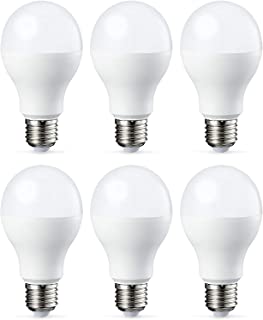 Amazon Basics - Confezione da 6 lampadine a LED, con attacco Edison E27, piccole, da 14 W (equivalenti a 100 W), luce bianca fredda, non dimmerabili