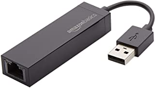Amazon Basics - Adattatore di rete da USB 2.0 a Ethernet LAN 10/100