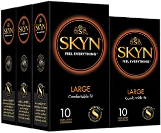 SKYN Large, Preservativi Senza Lattice Di Taglia Grande Pacco Da 40 Preservativi