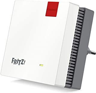AVM FRITZ!Repeater 1200 International, ripetitore/estensore segnale WiFi AC+N, Dual Band (400 Mbit/s a 2.4GHz e 866 Mbit/s a 5 GHz), Mesh, Access Poin
