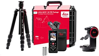 Leica Geosystems X4-P2P Leica DISTO X4-Set di distanziatori Laser con Telecamera di Ricerca per misurazioni P2P, Nero e Rosso