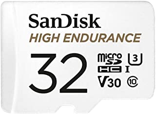 SanDisk HIGH Endurance Scheda microSDHC 32 GB per Videosorveglianza Domestica e Dashcam, con Adattatore SD, fino a 100MB/s in Lettura e 40MB/s in Scri