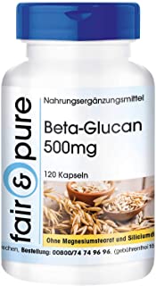 Beta-glucano 500mg in capsule - Beta-glucano di avena naturale - 120 Capsule