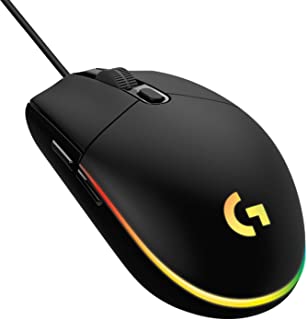 Logitech G203 LIGHTSYNC Mouse Gaming con Illuminazione RGB, Personalizzabile, 6 Pulsanti Programmabili, Sensore per Gaming, Trac