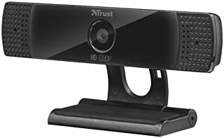 Trust GXT 1160 Vero Webcam Full HD 1080P con Microfono Integrato, Nero