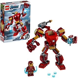 LEGO Super Heroes Marvel Avengers Mech Iron Man, Playset con Figura Mobile da Combattimento, per Bambini dai 6 Anni in su, 76140
