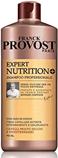 Franck Provost Shampoo Professionale Expert Nutrition +, Shampoo con Olio di Cocco per Capelli Nutriti e disciplinati, 750 ml, C