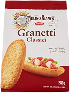 Mulino Bianco Crostini Granetti Classici, Snack Salato per la Merenda - 280 g