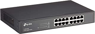 TP-Link TL-SG1016D Desktop Switch, 16 Porte RJ45 Gigabit 10/100/1000 Mbps, Plug & Play, Struttura in Acciaio