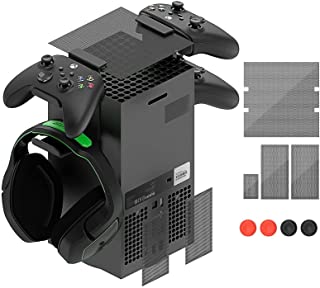 Custodia anti-polvere con supporto per controller compatibile con console Xbox Series X, FYOUNG, supporto per controller e cuffie