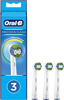 Oral-B Precision Clean Testine di Ricambio per Spazzolino Elettrico con Tecnologia CleanMaximiser, Confezione da 3 Pezzi
