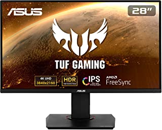 ASUS TUF Gaming VG289Q, 28'' 4K (3840x2160) Gaming monitor, IPS, 90% DCI-P3, DP, HDMI, FreeSync, Low Blue Light, Flicker Free, Shadow Boost, HDR 10