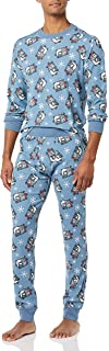Amazon Essentials Disney Star Wars Marvel Snug-Fit Cotton Pajama Sets, Nightmare Santa Jack, L
