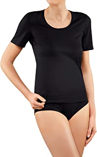 Falke Daily Comfort T-Shirt 2-Pack W UW Intimo, Nero (Black 3000), XL (Pacco da 2) Donna