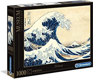 Clementoni-La Grande Onda di Hokusa Museum Collection Puzzle, Colore Neutro, 1000 Pezzi, 39378