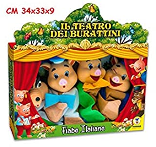 Teorema-Il Teatro dei Burattini Marionette, Multicolore, VD74135