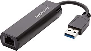 Amazon Basics - Adattatore internet Ethernet, USB 3.0 a 10/100/1000 Gigabit
