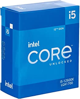 Intel Core i5-12600K - Processore desktop di 12a generazione (orologio base: 3,7 GHz Tuboboost: 4,9 GHz, 6 core, LGA1700, RAM DDR4 e DDR5 fino a 128 G
