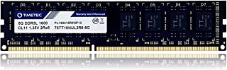 Timetec Hynix IC DDR3L 1600MHz PC3-12800 Unbuffered Non-ECC 1.35V CL11 2Rx8 Dual Rank 240 Pin UDIMM Desktop Memoria Modulo Upgrade (8GB)