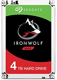 Seagate Technologys ST4000VN008 Iron Wolf NAS HDD 3.5 4TB SATA3 5900rpm 64 MB, argento