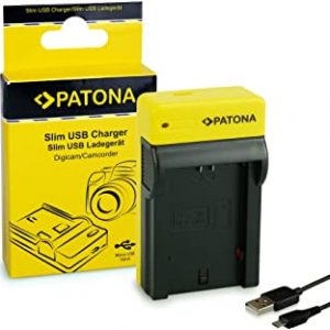 PATONA Slim Caricatore per NP-FZ100 Batterie compatibile con Sony Alpha 9, 7 III, 7R III, 7RM3