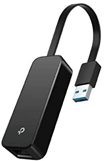 TP-Link Adattatore di rete da USB 3.0 a Gigabit Ethernet 10/100/1000, Design pieghevole e portatile, Plug&Play in Nintendo Switch (UE306)
